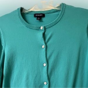 Lands End Womens Cardigan Size L
